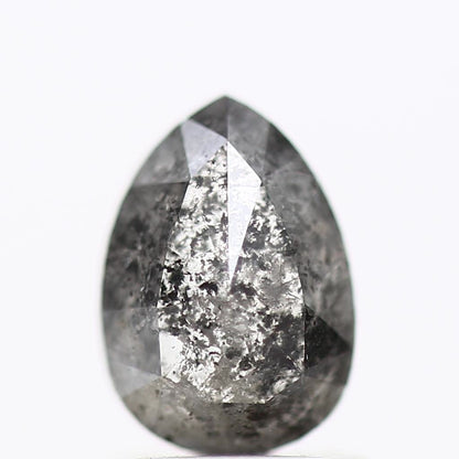 Salt and Pepper Diamond Fancy Gray Color 1.21 CT 7.70 x 5.47 x 3.28 MM Pear Cut Diamond! Natural Loose Diamond ! Christmas Gift for Her