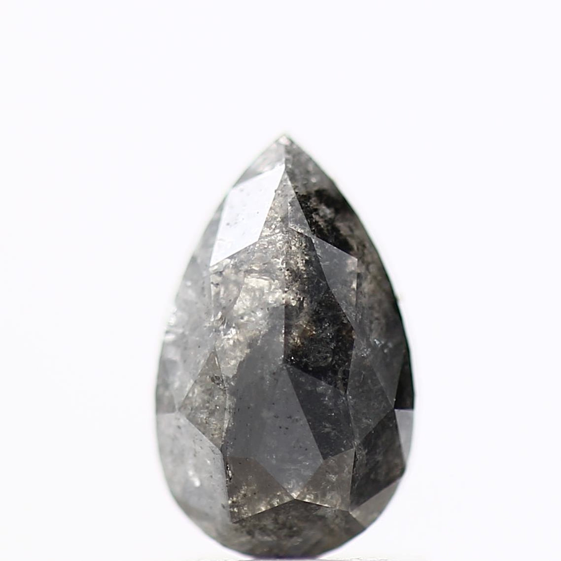 Salt and Pepper Diamond Fancy Gray Color 1.10 CT 8.30 X 5.10 X 2.70 MM Pear Cut Diamond! Natural Loose Diamond ! Christmas Gift for Her