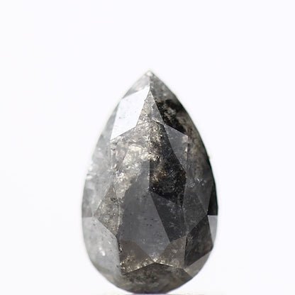 Salt and Pepper Diamond Fancy Gray Color 1.10 CT 8.30 X 5.10 X 2.70 MM Pear Cut Diamond! Natural Loose Diamond ! Christmas Gift for Her