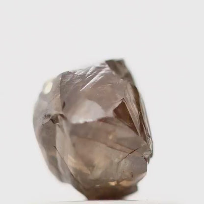Natural Rough Diamond Fancy Brown Crystal Loose Diamond 1 Carat Design Engagement Ring