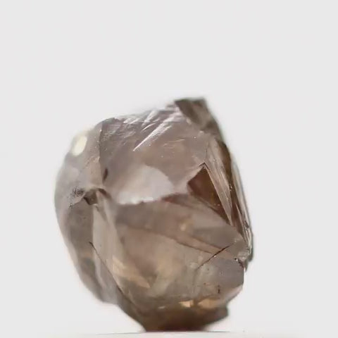 Natural Rough Diamond Fancy Brown Crystal Loose Diamond 1 Carat Design Engagement Ring