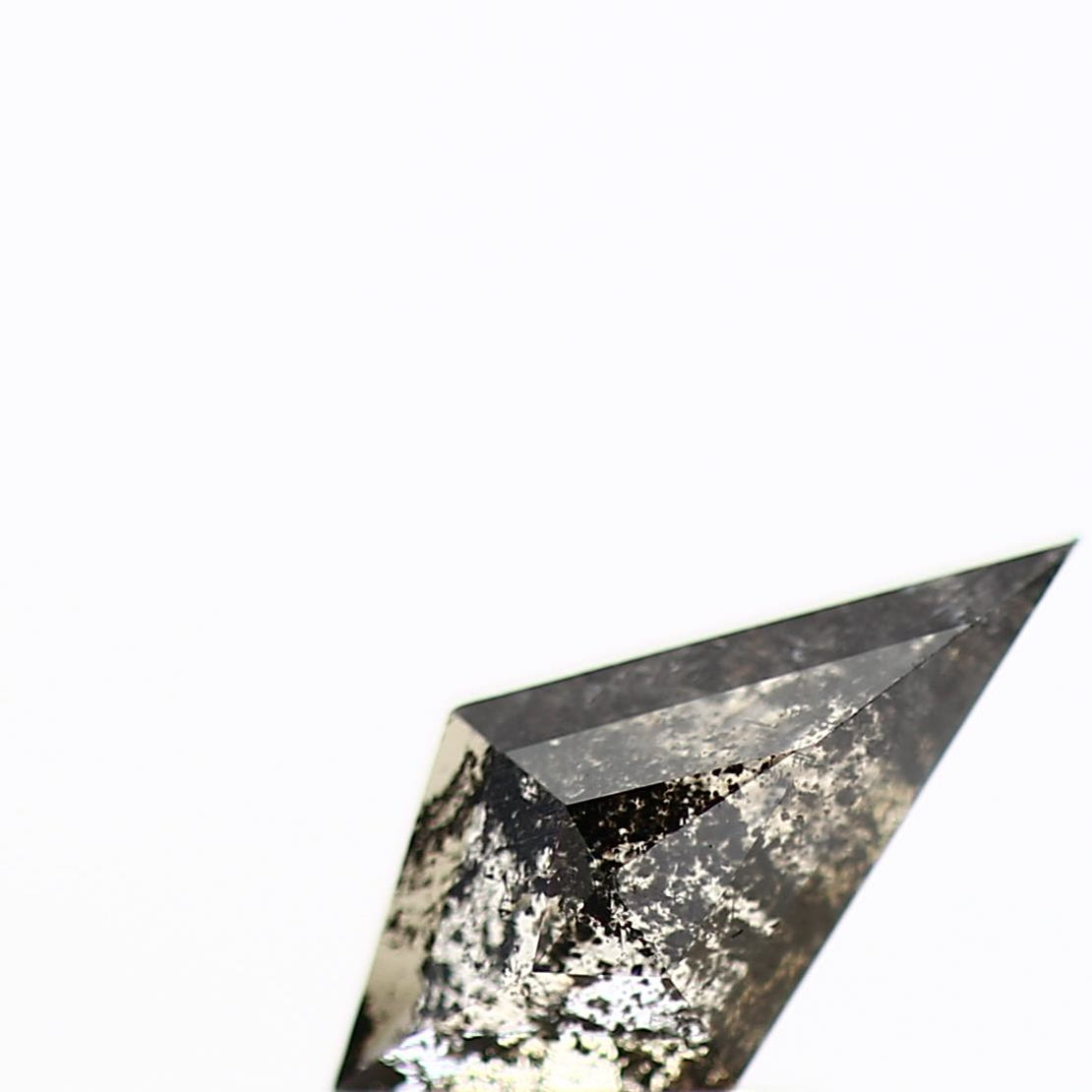 Salt and Pepper Diamond ! Fancy Gray Color Kite Diamond for Engagement Ring ! Natural Loose Diamond ! 0.51 Carat Unique Rare Diamond For Her