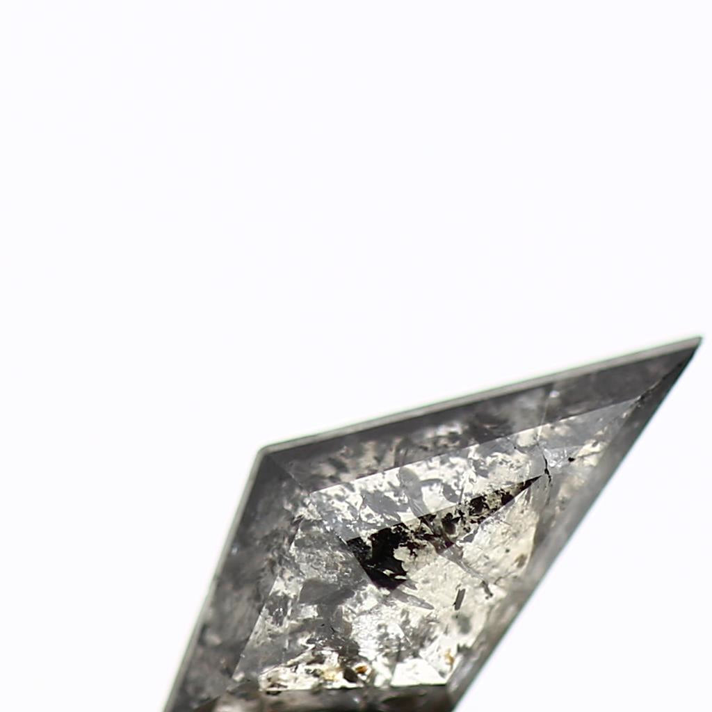 Salt and Pepper Diamond ! Fancy Gray Color Kite Diamond for Engagement Ring ! Natural Loose Diamond ! 0.43 Carat Gorgeous Diamond For Her