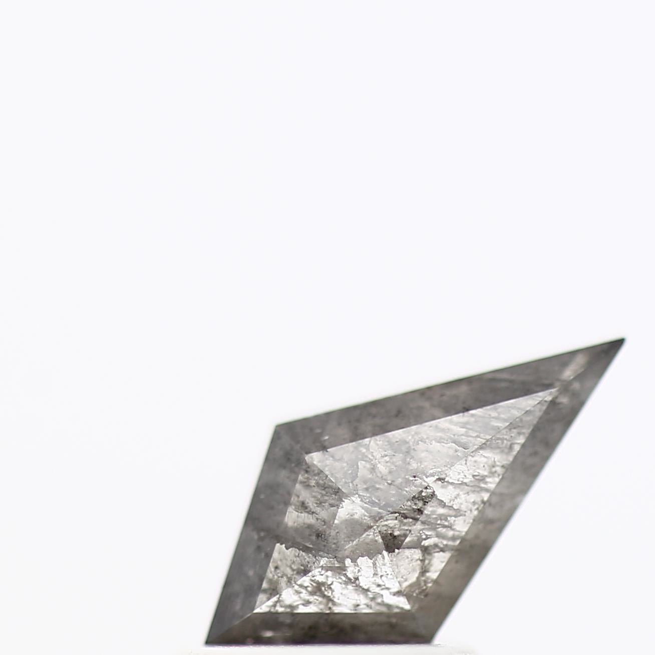 Salt and Pepper Diamond ! Fancy Gray Color Kite Diamond for Engagement Ring ! Natural Loose Diamond ! 0.67 Carat Unique Rare Diamond For Her