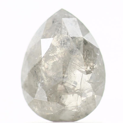 Salt and Pepper Diamond Fancy Gray Color 1.05 CT 8.05 x 6.03 x 2.40 MM Pear Cut Diamond! Natural Loose Diamond ! Christmas Gift for Her