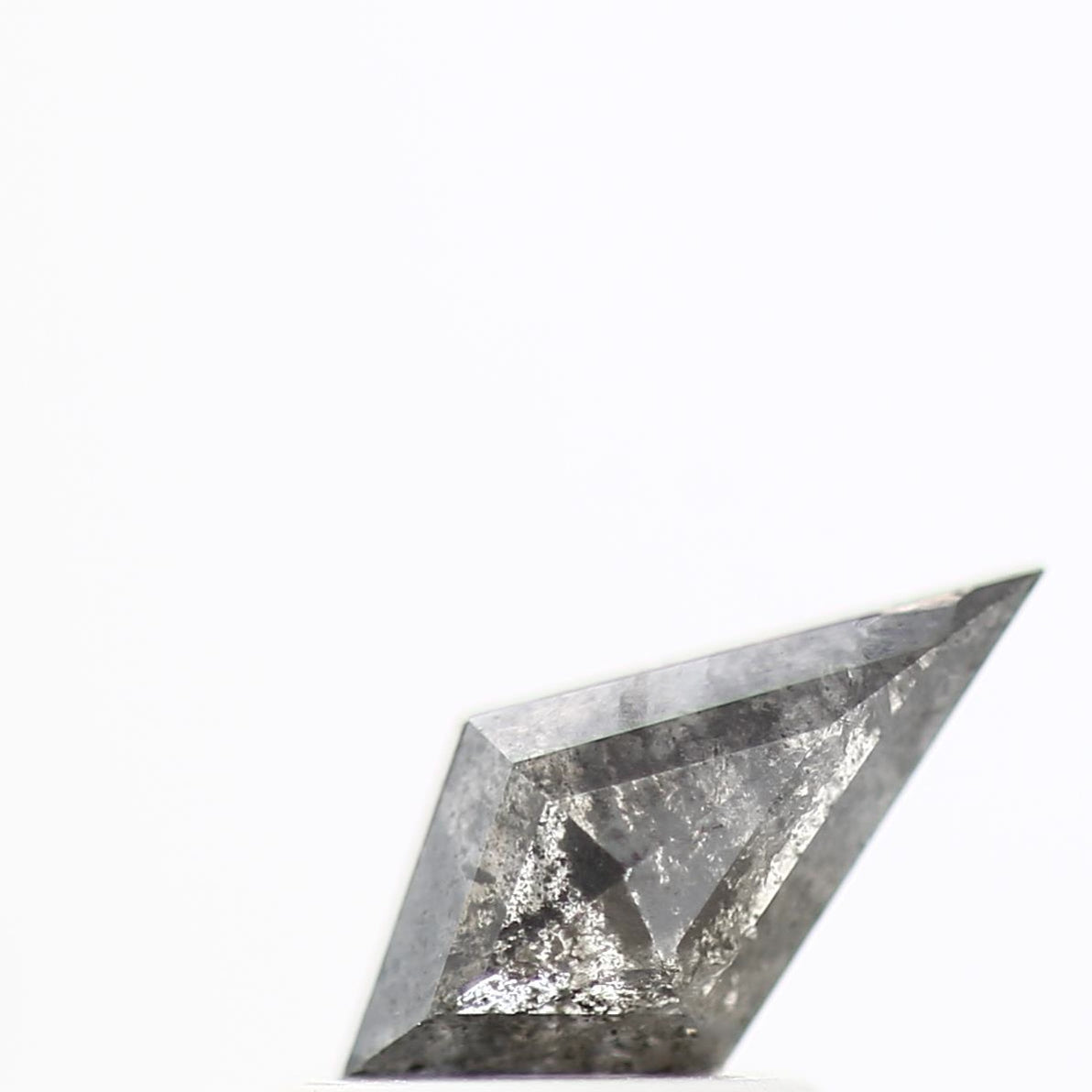 Salt and Pepper Diamond ! Fancy Gray Color Kite Diamond for Engagement Ring ! Natural Loose Diamond ! 0.52 Carat Unique Rare Diamond For Her