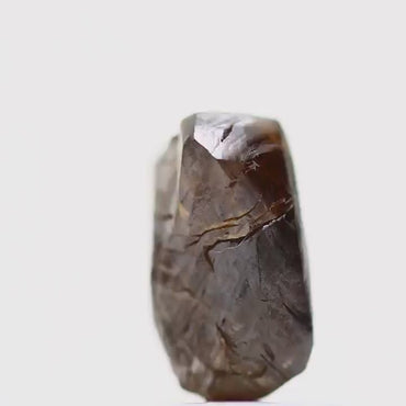 Natural Rough Uncut Raw Fancy Brown Diamond 1.34 Carat Design Raw Engagement Ring