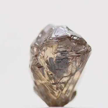 Rough Crystal Raw Fancy Brown Uncut Diamond 0.92 Carat
