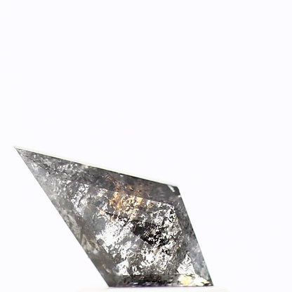 Salt and Pepper Diamond ! Fancy Gray Color Kite Diamond for Engagement Ring ! Natural Loose Diamond ! 0.49 Carat Unique Rare Diamond For Her