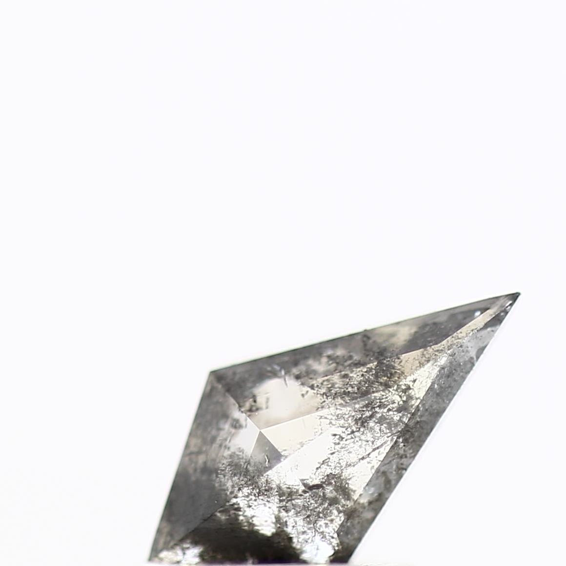 Salt and Pepper Diamond ! Fancy Gray Color Kite Diamond for Engagement Ring ! Natural Loose Diamond ! 0.50 Carat Unique Rare Diamond For Her