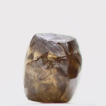 Rough Crystal Raw Fancy Brown Uncut Diamond 0.70 Carat