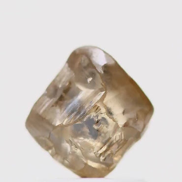 Natural Rough Crystal Raw Fancy Brown Uncut Diamond 1.27 Carat Design Rough Diamond Engagement Ring SDM625