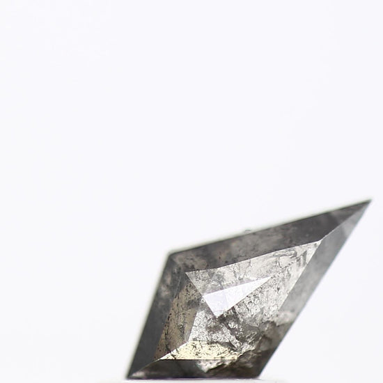 Salt and Pepper Kite Diamond ! Fancy Gray Color Diamond for Engagement Ring ! Natural Loose Diamond ! 0.52 Ct Unique Rare Diamond For Her