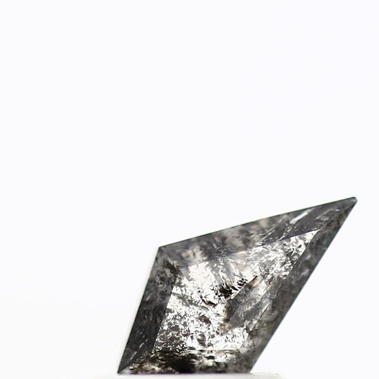 Salt and Pepper Diamond ! Fancy Gray Color Kite Diamond for Engagement Ring ! Natural Loose Diamond ! 0.55 Carat Gorgeous Diamond For Her
