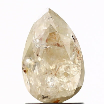 Salt and Pepper Diamond Fancy Brown Color 1.14 CT 9.01 x 5.86 x 3.65 MM Pear Cut Diamond! Natural Loose Diamond ! Christmas Gift for Her