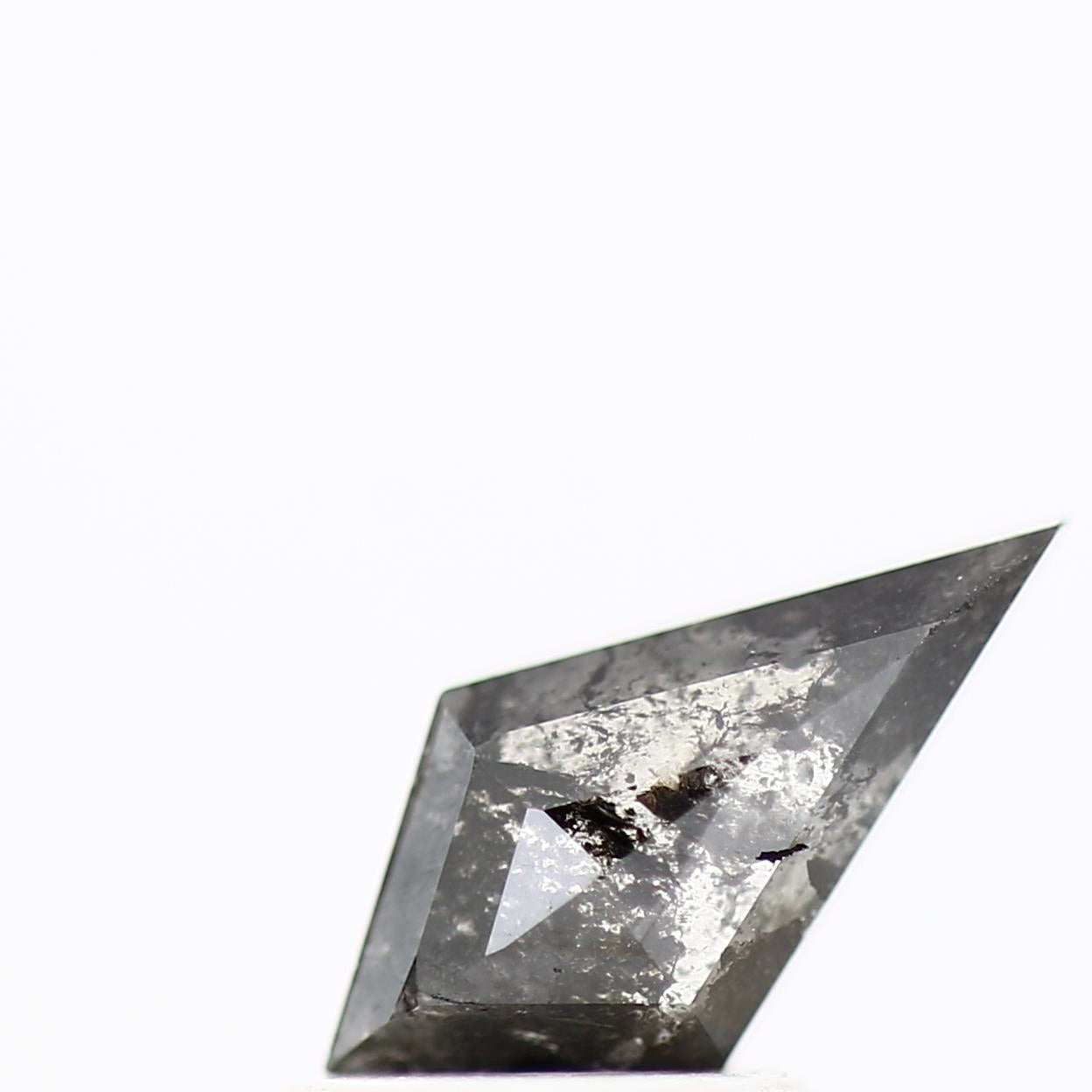 Salt and Pepper Kite Diamond ! Fancy Gray Color Diamond for Engagement Ring ! Natural Loose Diamond ! 0.83 Ct Sparkling Diamond For Her