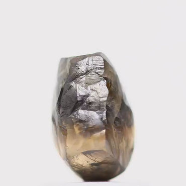 Natural Rough Diamond Fancy Champagne Loose Diamond 1.49 Carat Raw Design Engagement Ring