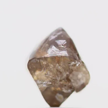 Natural Rough Diamond Fancy Brown Champagne Loose Diamond 1.82 Carat Raw Design Engagement Ring