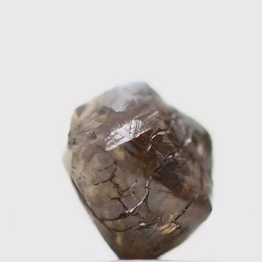 Rough Crystal Raw Fancy Brown Uncut Diamond 0.92 Carat
