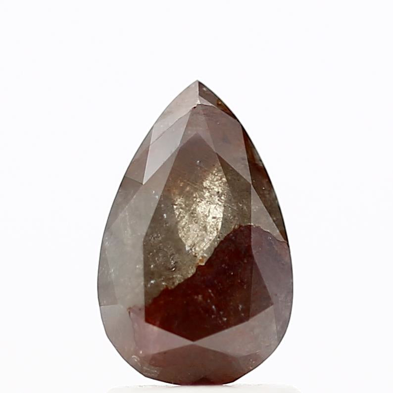 Salt and Pepper Diamond Fancy Brown Color 1.17 CT 9.10 x 5.80 x 3.05 MM Pear Cut Diamond! Natural Loose Diamond ! Christmas Gift for Her