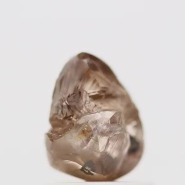 Natural Rough Diamond Fancy Brown Loose Diamond 1.34 Carat Design Engagement Ring