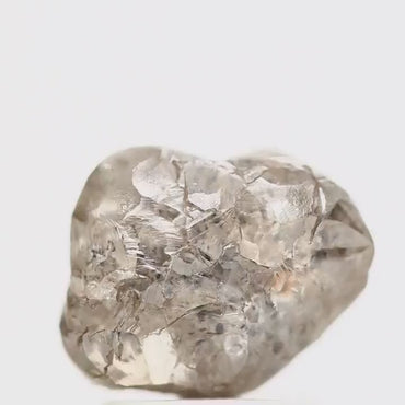 Natural Rough Crystal Raw Fancy Brown Uncut Diamond 1.80 Carat Design Rough Diamond Engagement Ring