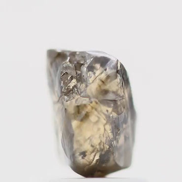 Natural Rough Octahedron Fancy Brown Uncut Diamond 1.86 Carat Design Rough Diamond Engagement Ring