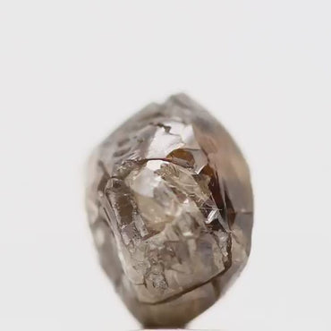 Natural Rough Diamond Fancy Brown Loose Diamond 1.15 Carat Design Engagement Ring