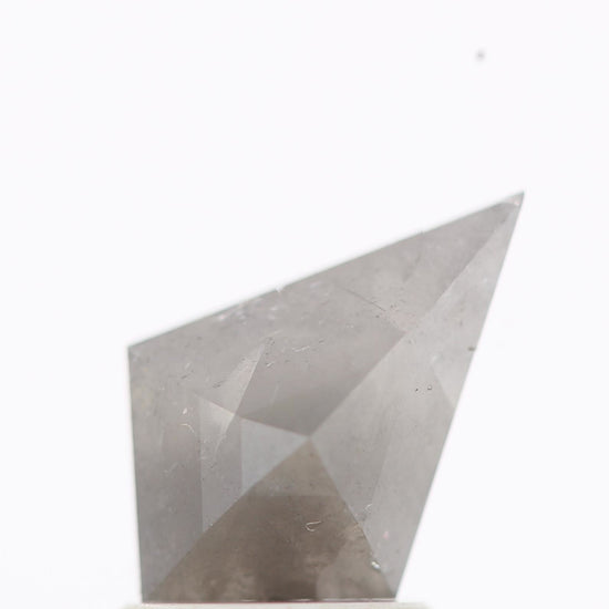 salt and pepper diamond ! 1.19 Ct 10.20 x 6.68 x 3.60 MM natural gray shield loose diamond for engagement ring for her