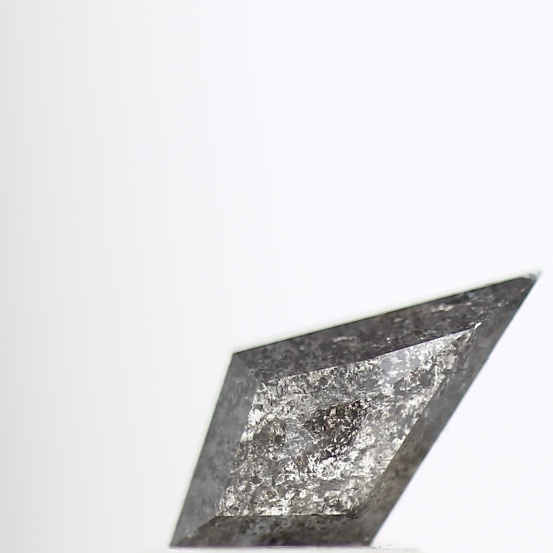 Salt and Pepper Kite Diamond ! Fancy Gray Color Diamond for Engagement Ring ! Natural Loose Diamond ! 0.55 Ct Unique Rare Diamond For Her