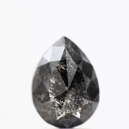Salt and Pepper Diamond Fancy Gray Color 2.74 CT 10.08 x 7.45 x 4.30 MM Pear Cut Diamond! Natural Loose Diamond ! Christmas Gift for Her