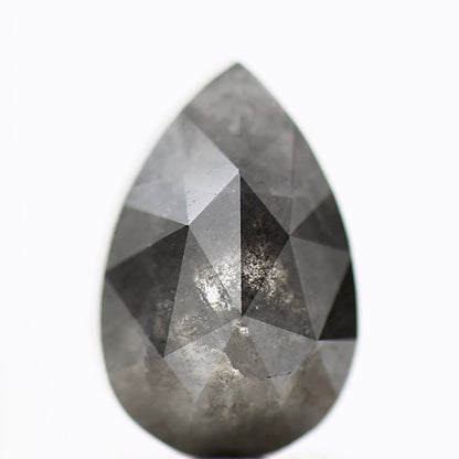 Salt and Pepper Diamond Fancy Gray Color 1.51 CT 8.50 X 5.50 X 3.50 MM Pear Cut Diamond! Natural Loose Diamond ! Christmas Gift for Her
