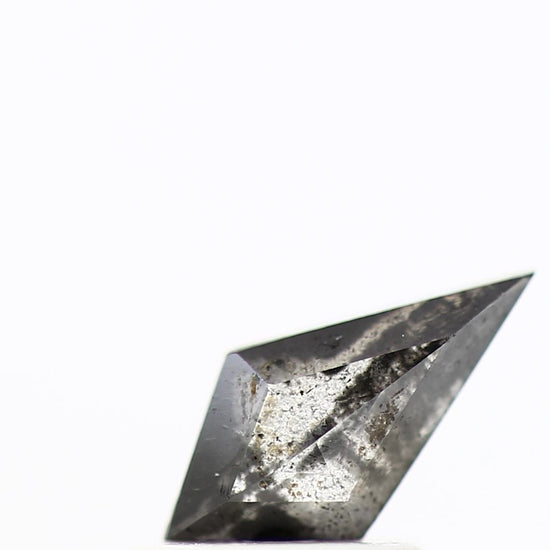 Salt and Pepper Kite Diamond ! Fancy Gray Color Diamond for Engagement Ring ! Natural Loose Diamond ! 0.41 Ct Unique Rare Diamond For Her