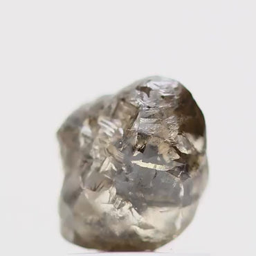 Natural Rough Diamond Fancy Brown Champagne Loose Diamond 0.88 Carat Raw Design Engagement Ring