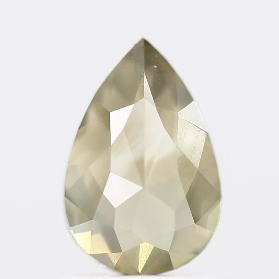 Salt and Pepper Diamond Fancy Grennish Color 0.96 CT 7.30 x 4.90 x 3.25 MM Pear Cut Diamond! Natural Loose Diamond ! Christmas Gift for Her