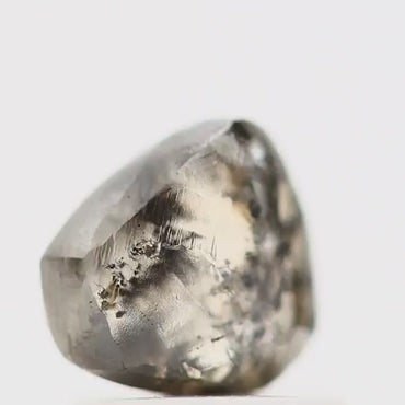 Natural Rough Crystal Raw Fancy Brown Uncut Diamond 1.14 Carat Design Rough Diamond Engagement Ring