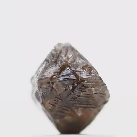 Octahedron Rough Natural Uncut Diamond Fancy 0.90 Carat Raw Diamond for Engagement Ring SDM7509