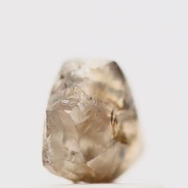 Natura Rough Crystal Fancy Brown Raw Uncut Diamond 0.97 Carat Design Rough Diamond Engagement Ring SDM780