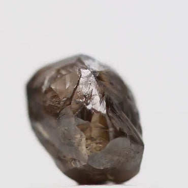 Natura Rough Diamond Raw Fancy Deep Brown Uncut Diamond 1.07 Carat Design Rough Diamond Engagement Ring SDM745