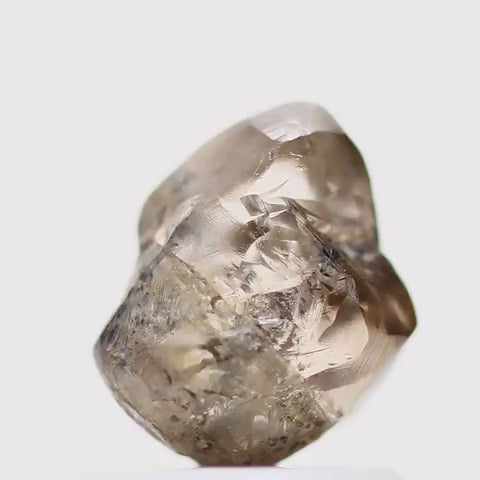 Rough Natural Uncut Diamond Fancy Brown Champagne 0.93 Carat Raw Diamond for Engagement Ring SDM810