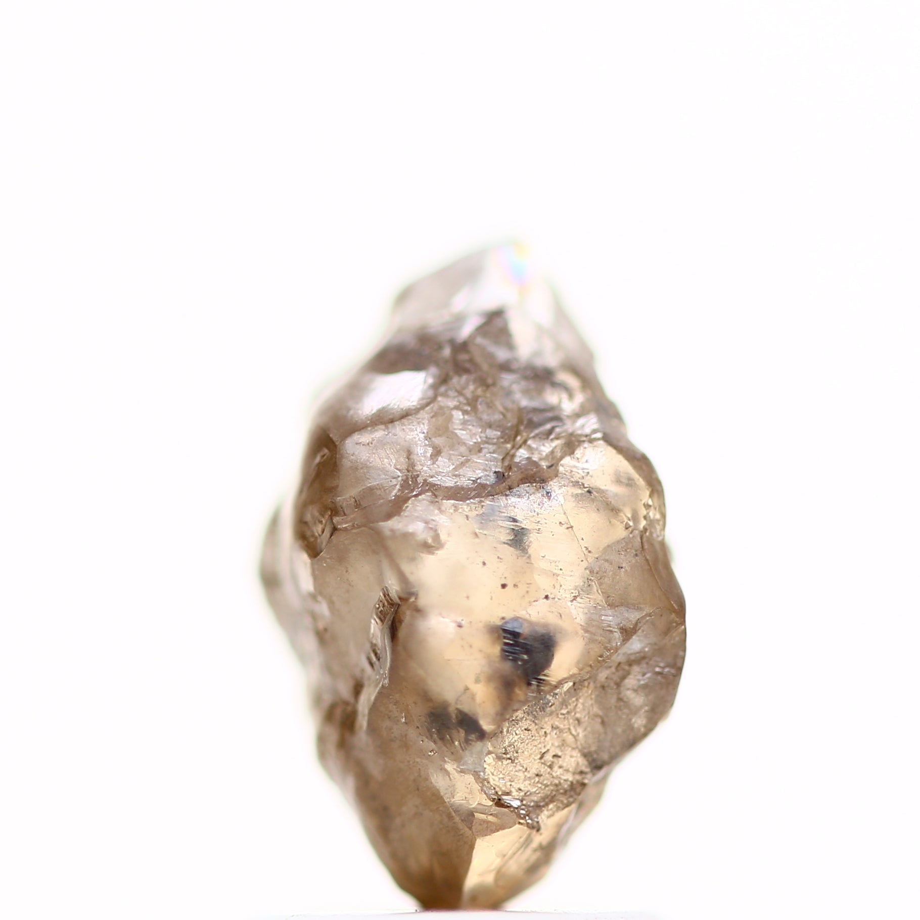 Rough Natural Uncut Diamond Fancy Brown 1.95 Carat Raw Diamond for Engagement Ring SDM847