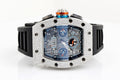 Luxurious White VVS Moissanite Diamonds Iced Out Silicon Strap Hip Hop Watch
