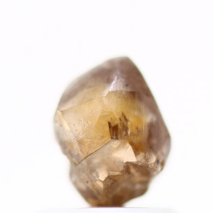 Natura Rough Crystal Fancy Orange Brown Raw Uncut Diamond 1.23 Carat Design Rough Diamond Engagement Ring SDM783