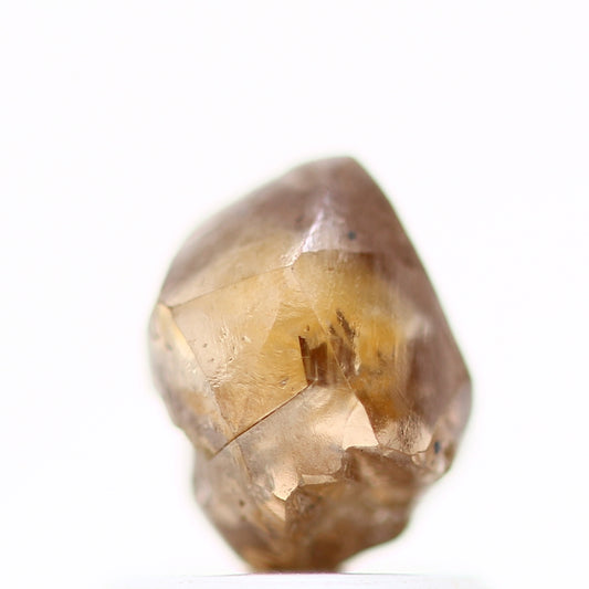 Natura Rough Crystal Fancy Orange Brown Raw Uncut Diamond 1.23 Carat Design Rough Diamond Engagement Ring SDM783
