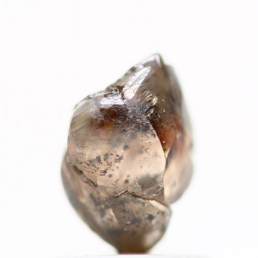 Natural Rough Diamond Champagne Loose Diamond 1.41 Carat Raw Design Engagement Ring