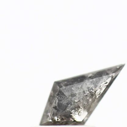 Salt and Pepper Kite Diamond ! Fancy Gray Color Diamond for Engagement Ring ! Natural Loose Diamond ! 0.47 Ct Unique Rare Diamond For Her