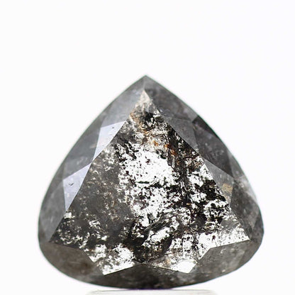 Salt and Pepper Diamond Fancy Gray Color 1.83 CT 9.99 x 9.48 x 2.35 MM Pear Cut Diamond! Natural Loose Diamond ! Christmas Gift for Her