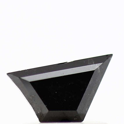 0.52 ct Natural Black Trapozoid Loose Diamond for Jewelry