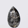 Salt and Pepper Diamond Fancy Gray Color 1.13 CT 8.98 x 5.30 x 3.80 MM Pear Cut Diamond! Natural Loose Diamond ! Christmas Gift for Her