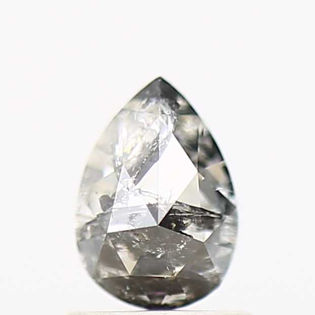Salt and Pepper Diamond Fancy Gray Color 1.25 CT 7.10 x 5.00 x 4.22 MM Pear Cut Diamond! Natural Loose Diamond ! Christmas Gift for Her